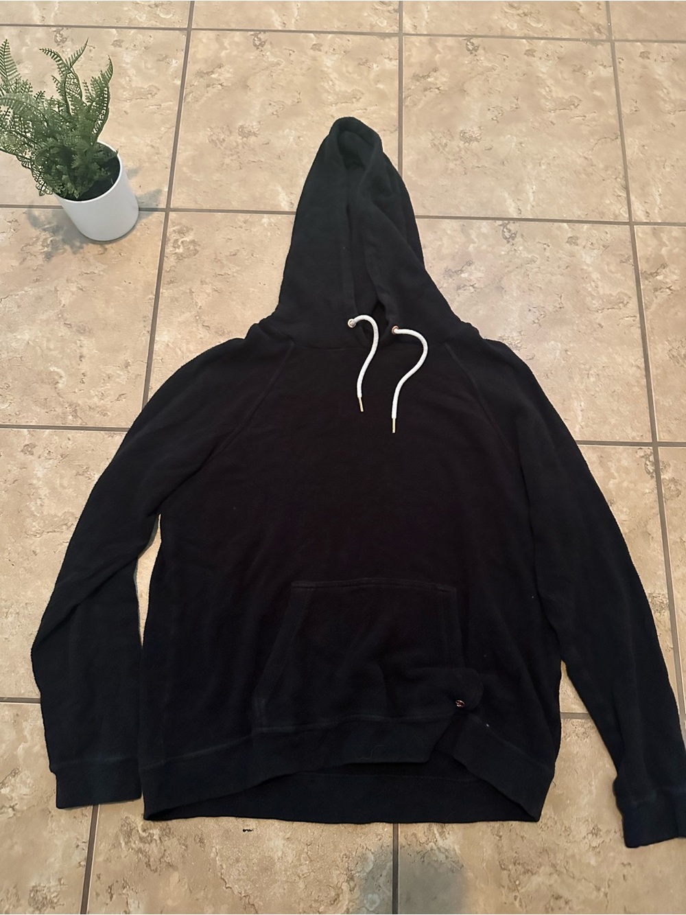 BLACK KNIT VOLCOM HOODIE